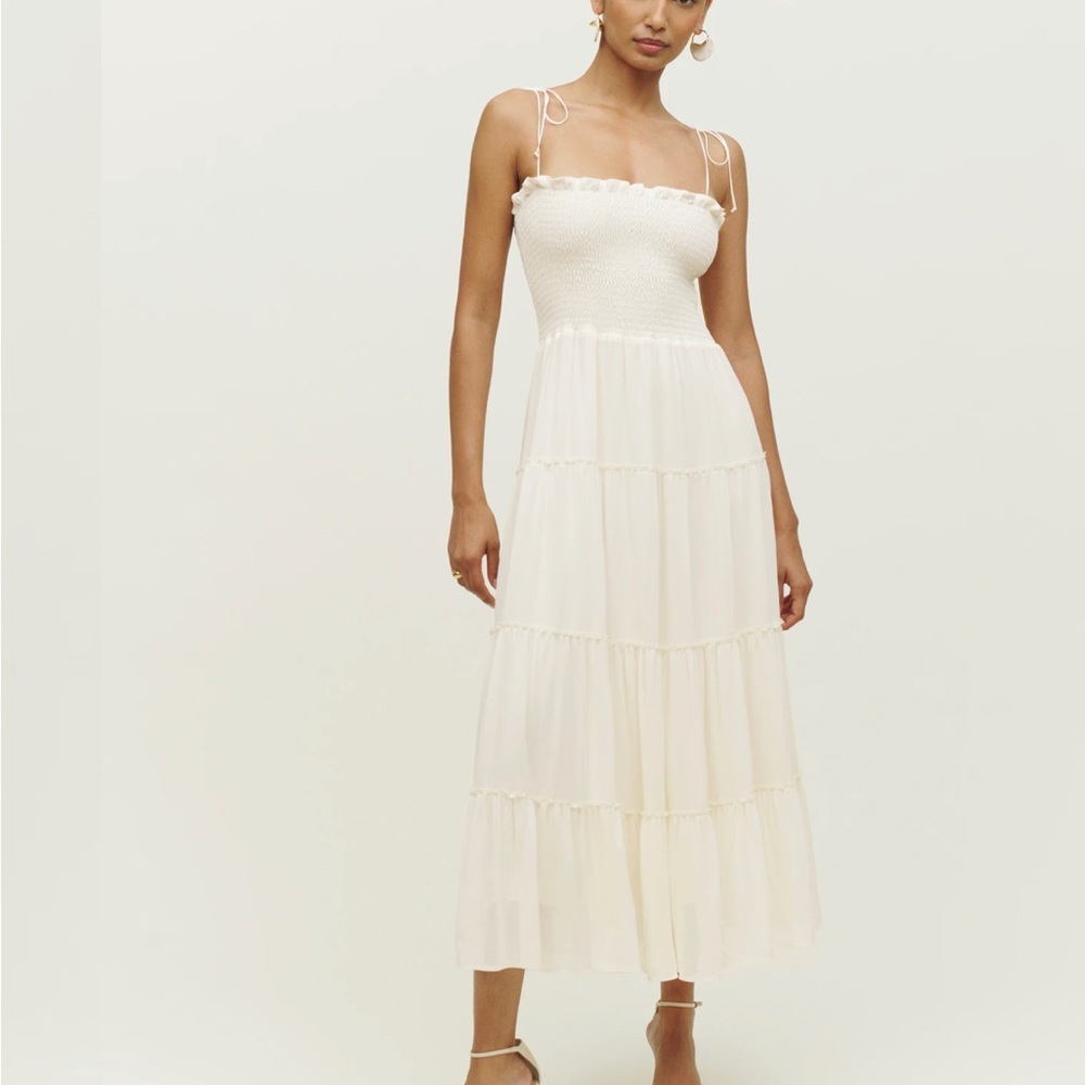 Reformation Nira Dress in White (NWT)